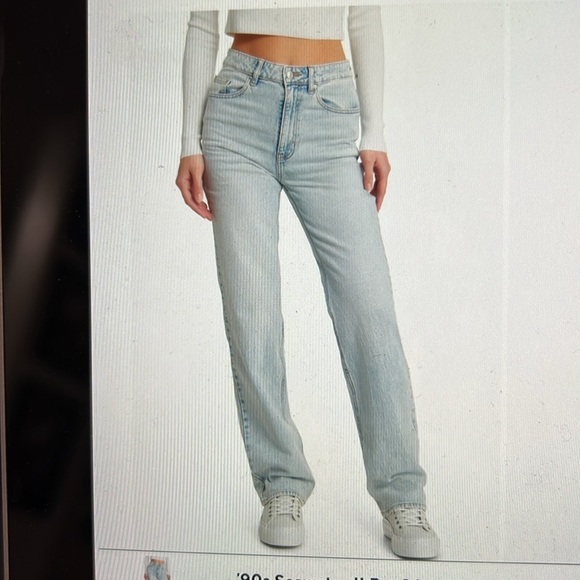 PacSun Denim - NWT PacSun 90’s Boyfriend High Rise Relaxed Leg size 26 Seawater